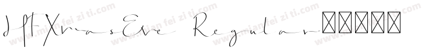 HFXmasEve Regular字体转换